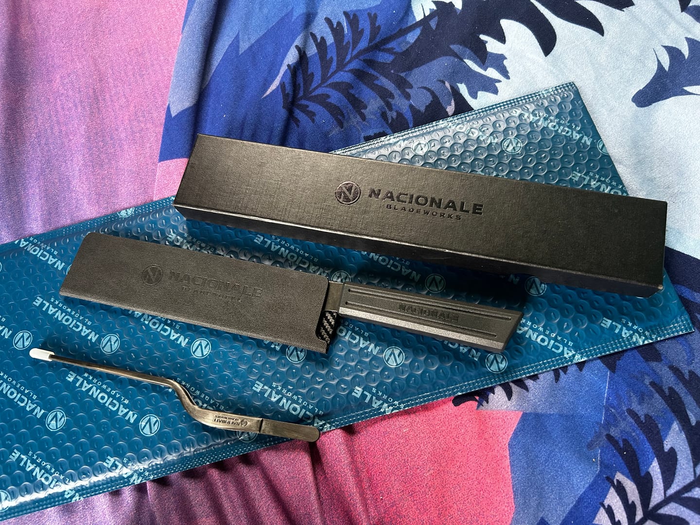 Customer photo review of Nacionale 210mm Precision Offset Tweezers