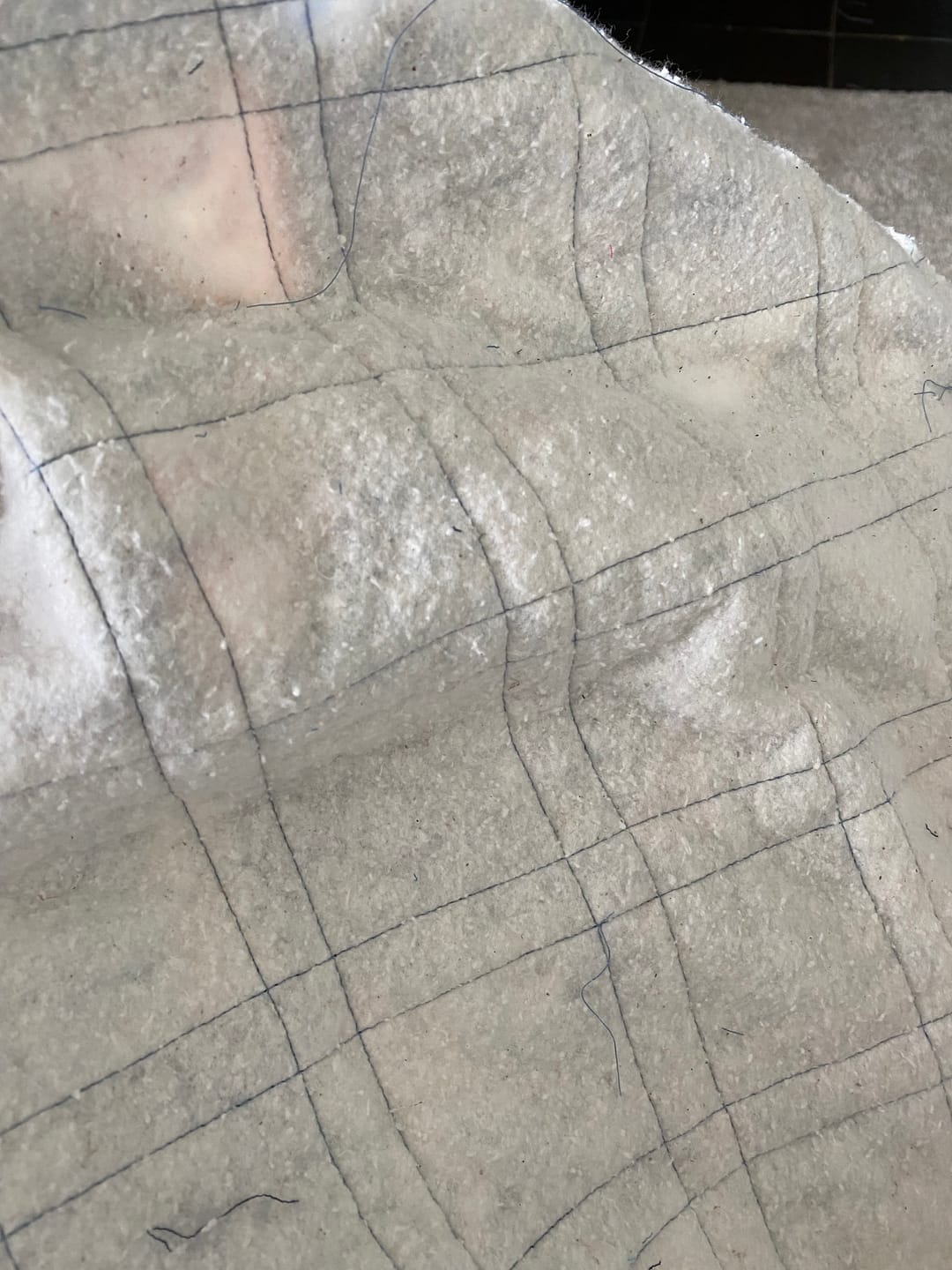 Customer photo review of 'Warm & Natural' Cotton Wadding