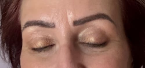 Customer photo review of Dermacolor Camouflage Pots 4g