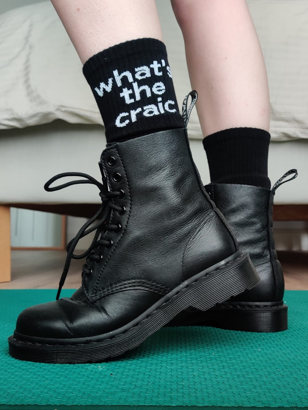 Customer photo review of What's The Craic Socks