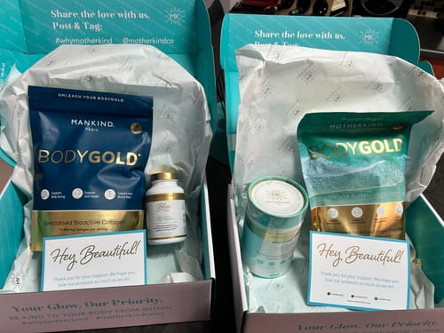 Customer photo review of BodyGold Collagen Peptides