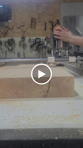 Customer video review of Router Sled - Wood Slab Flattening Mill