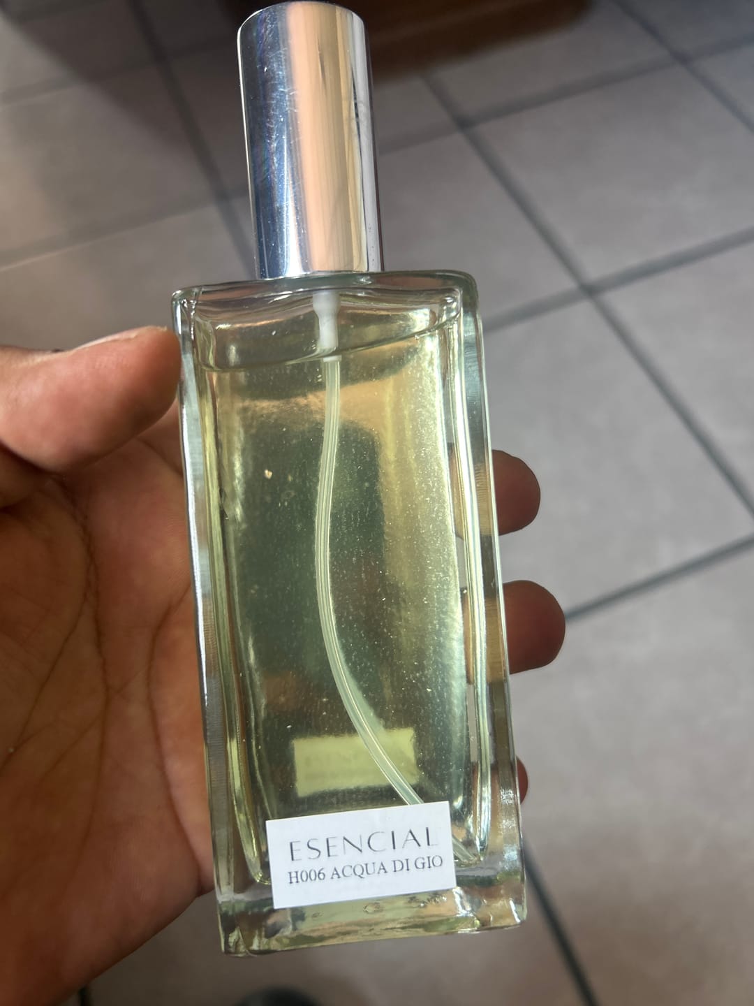 Customer photo review of H006 Inspirado en: Acqua di Gio - Armani