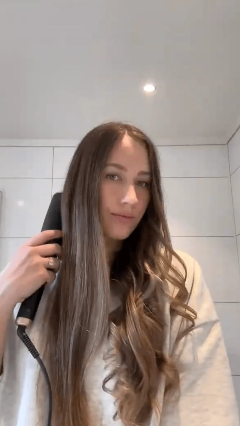 Customer photo review of CurlMaster Pro™ – Salonklare krøller med ét tryk på en knap