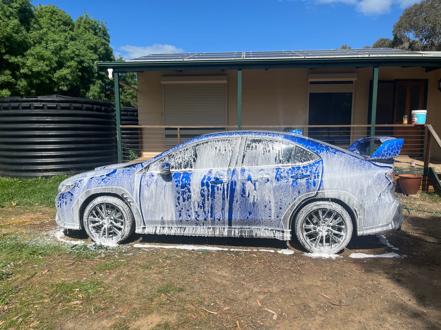 Customer photo review of Foamy Car Care Quick Release Kit