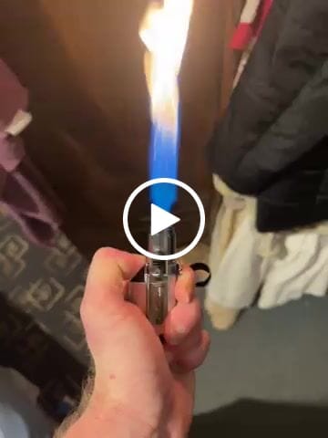 Customer video review of Triple Blue Flame Torch Lighter