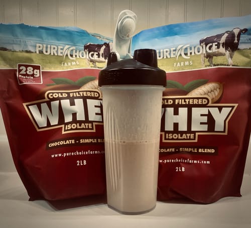 Customer photo review of Whey Protein Isolate Chocolate