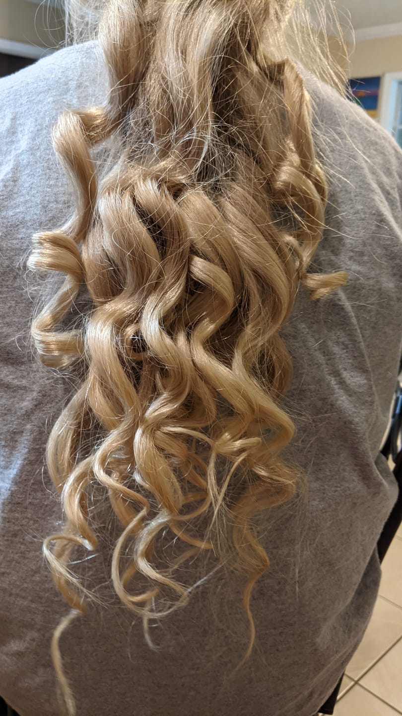 Customer photo review of CurlMaster Pro™ – Salonklare krøller med ét tryk på en knap