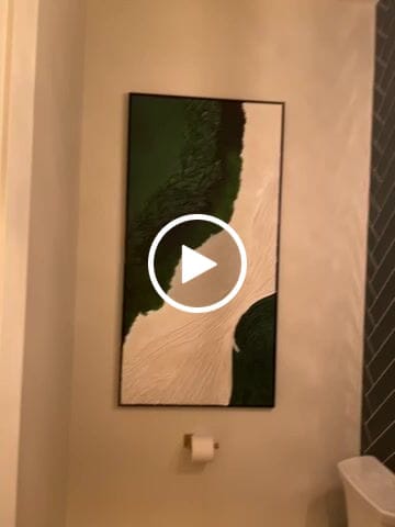Customer review photo for Plaster Art Texture Painting #SG045