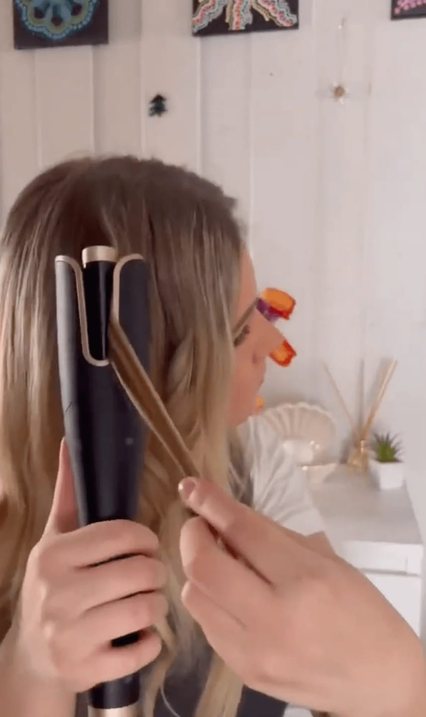 Customer photo review of CurlMaster Pro™ – Salonklare krøller med ét tryk på en knap