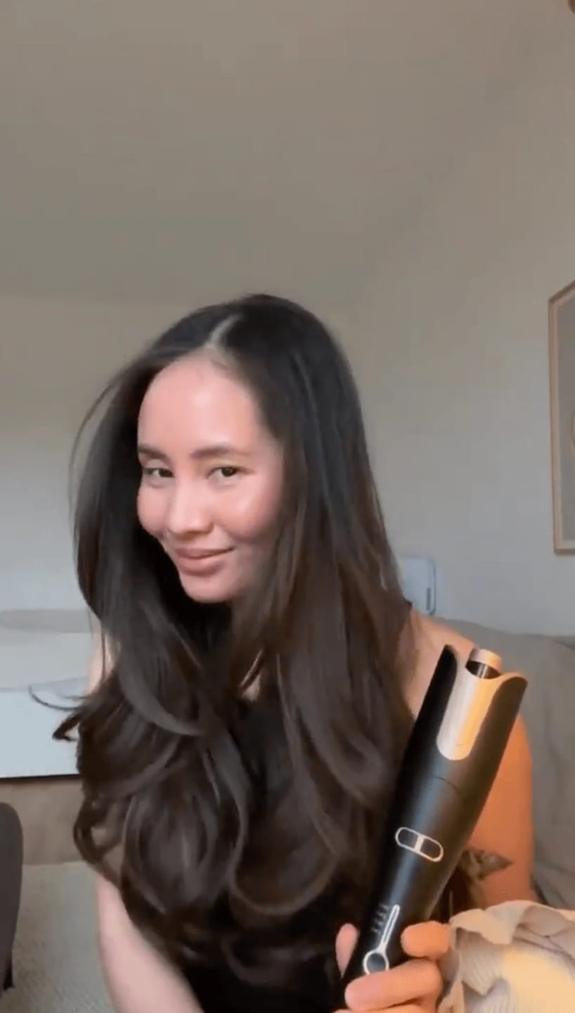 Customer photo review of CurlMaster Pro™ – Salonklare krøller med ét tryk på en knap