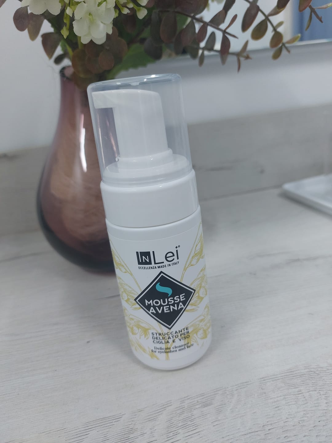 Customer photo review of Espuma limpiadora "Inlei Mousse Aloe" TAMAÑO GRANDE 100ml