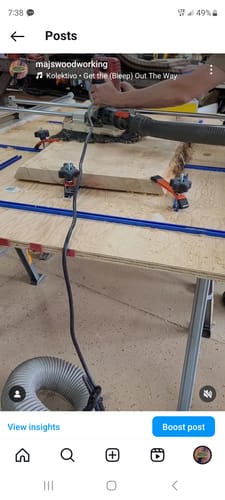 Customer photo review of Router Sled - Wood Slab Flattening Mill