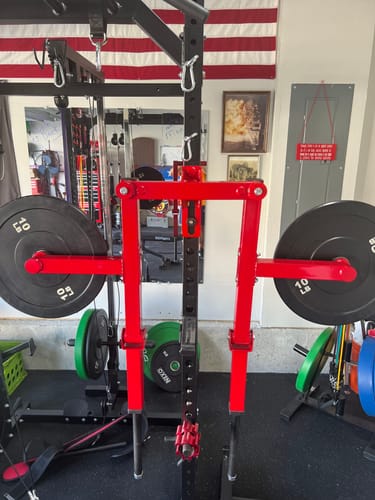 Customer photo review of Rack Mounted Lateral Raise