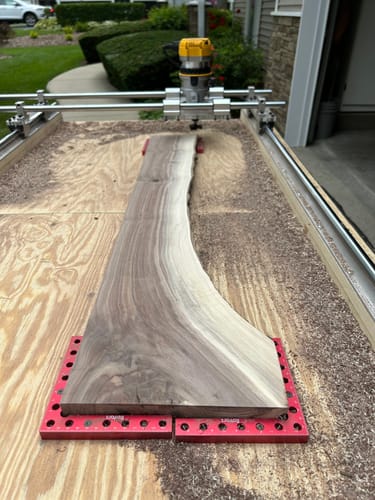 Customer photo review of Router Sled - Wood Slab Flattening Mill