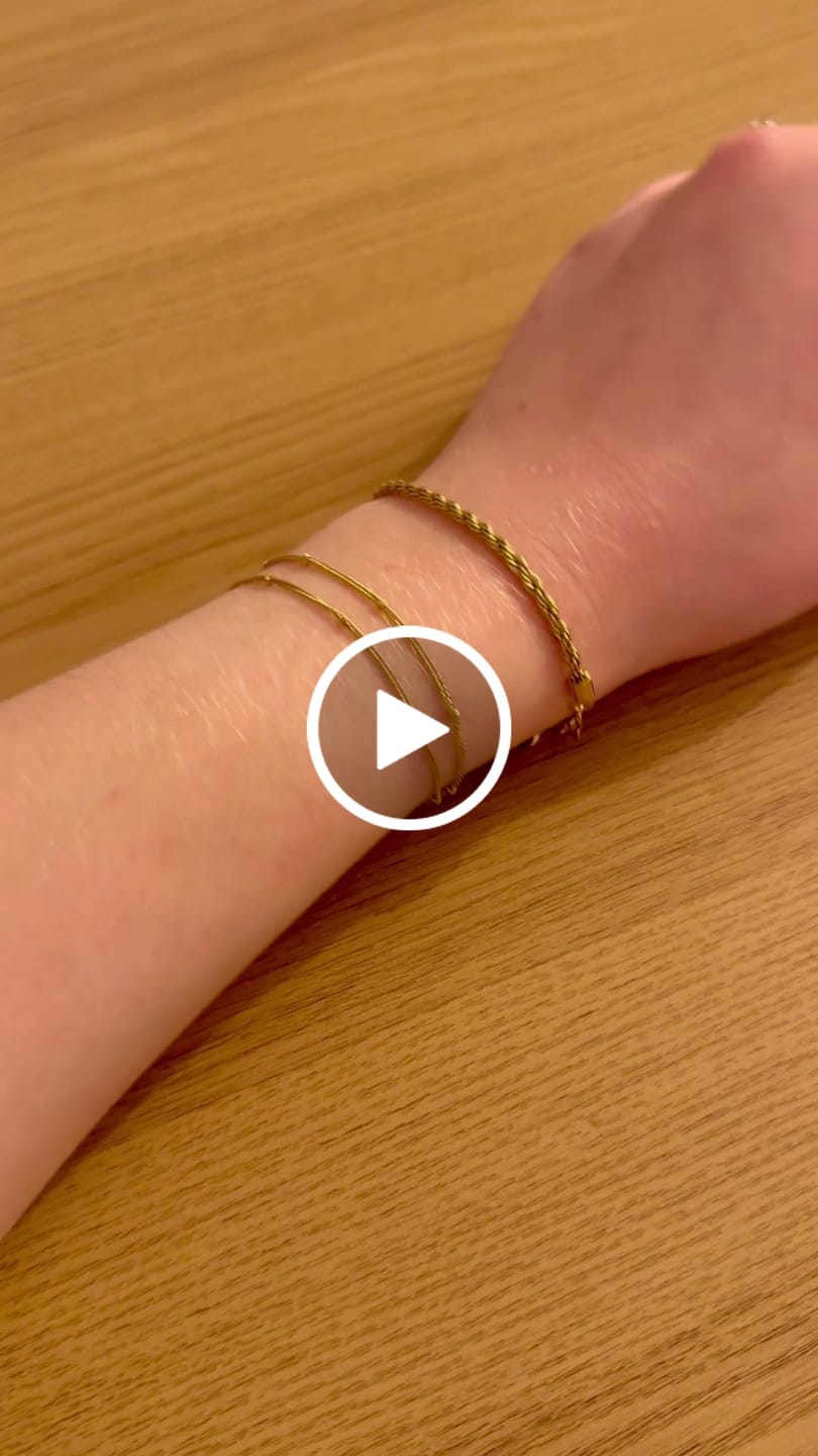 Customer video review of Double Beaded Bracelet