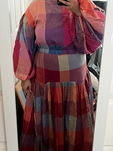 Customer photo review of LEILA SKIRT | JUPITER CHEX