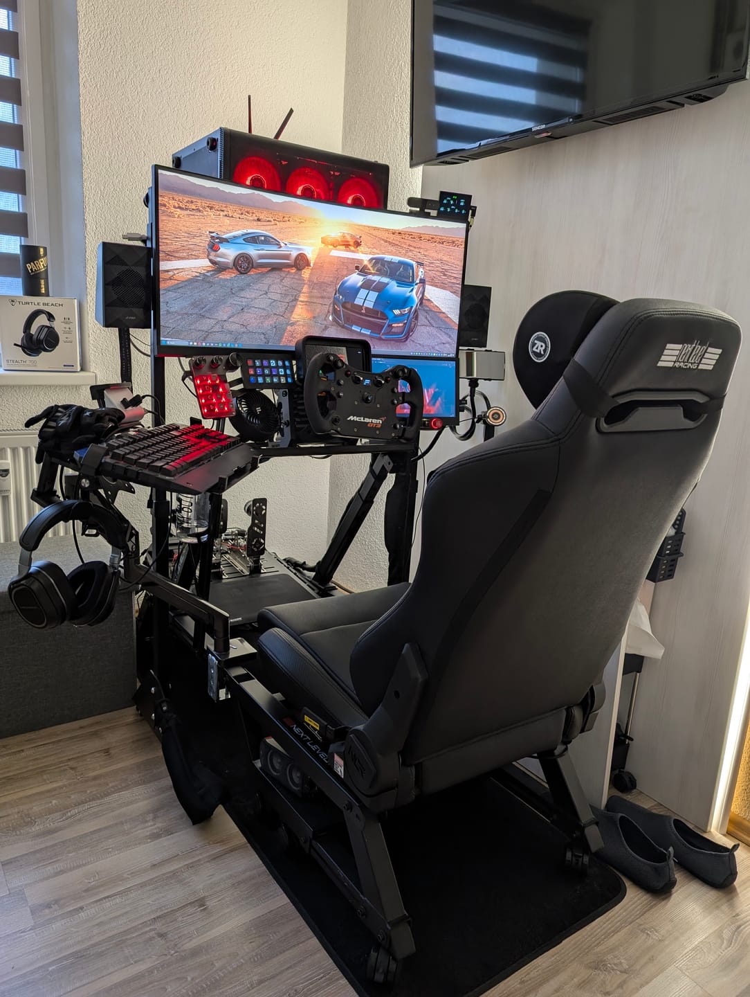 Customer photo review of Portable Monitor Stand