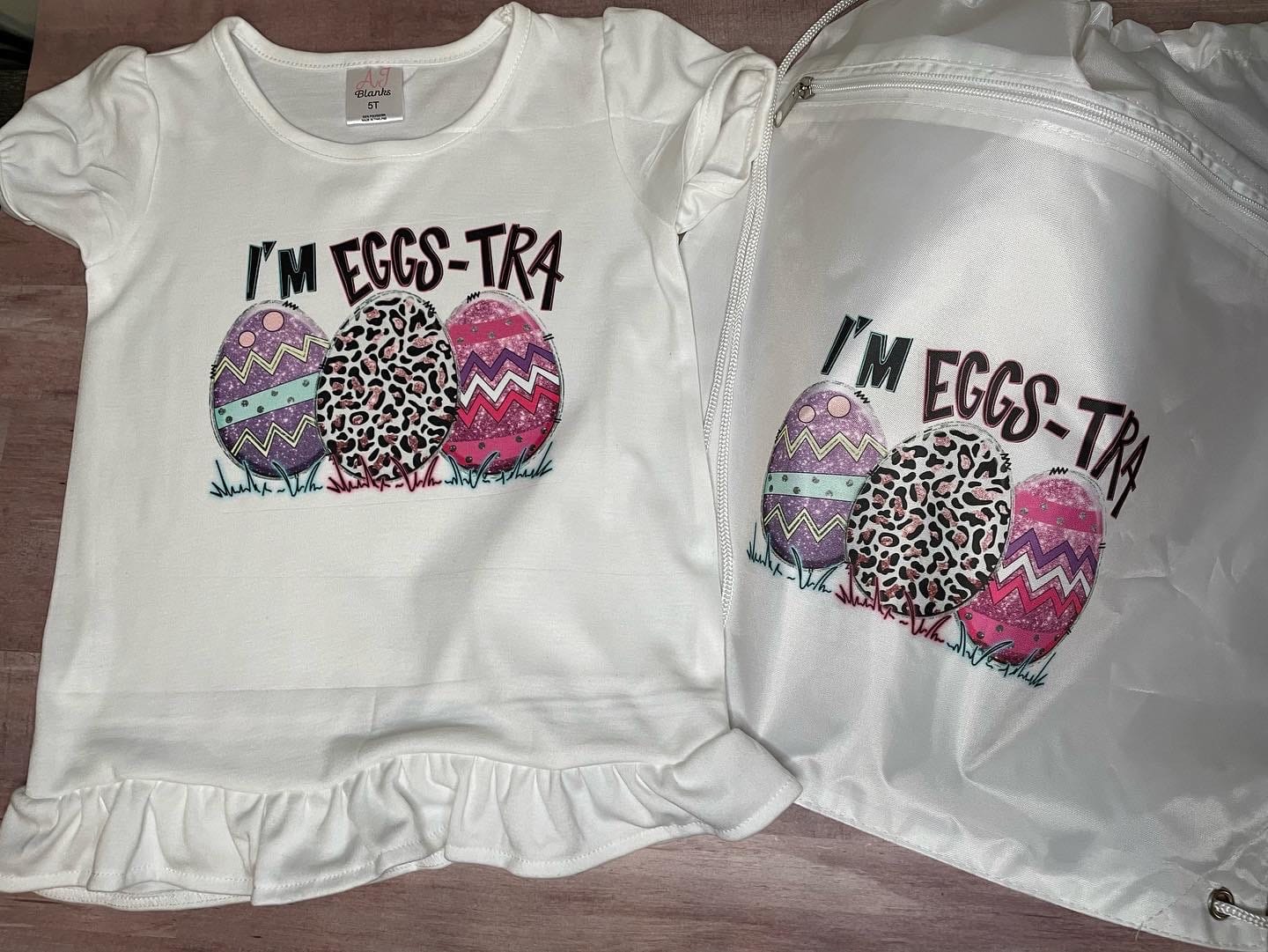 Customer photo review of Girl's SUBLIMATION RUFFLE Short Sleeve Shirt