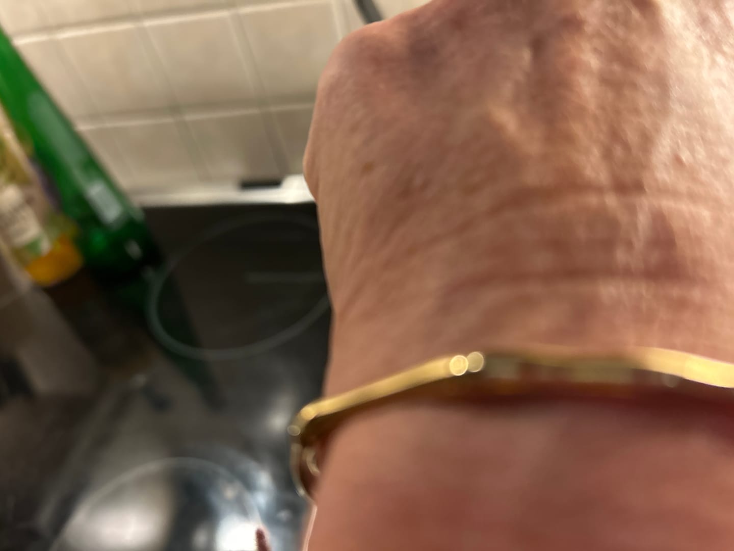Customer photo review of Bamboo Bangle