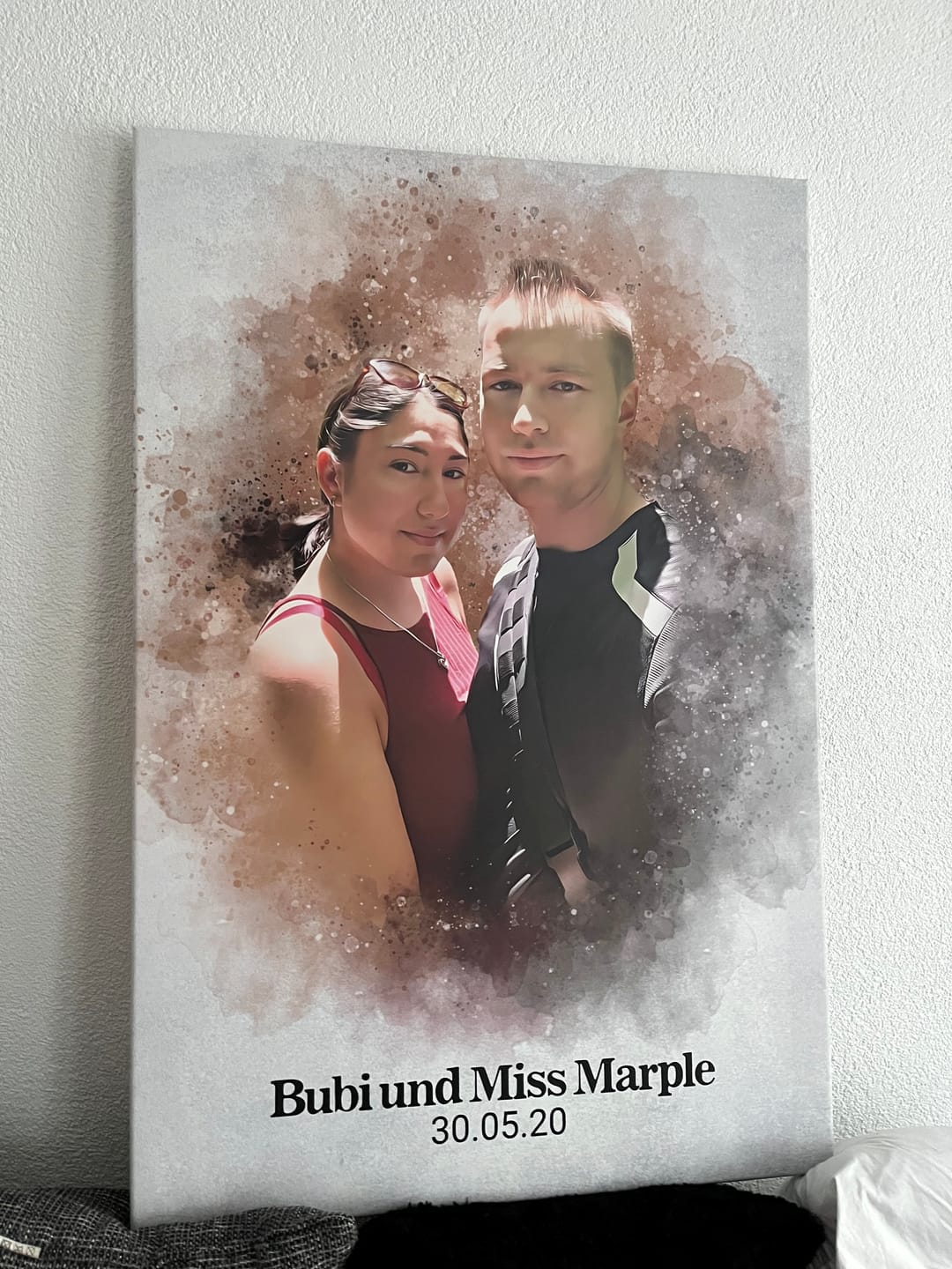 Customer photo review of Euer Foto als Aquarell | personalisierbares Poster