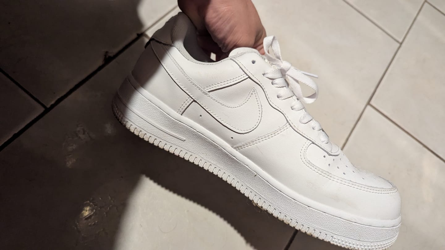 Customer photo review of Tenis Air Force 1 Blanco Total Piel 1.1