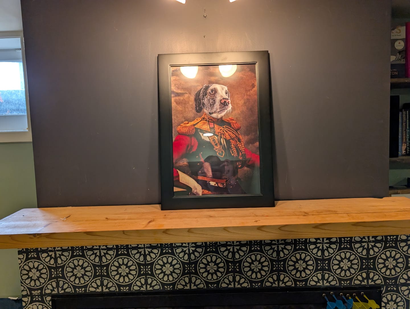 Customer photo review of The Colonel Custom Pet Portrait