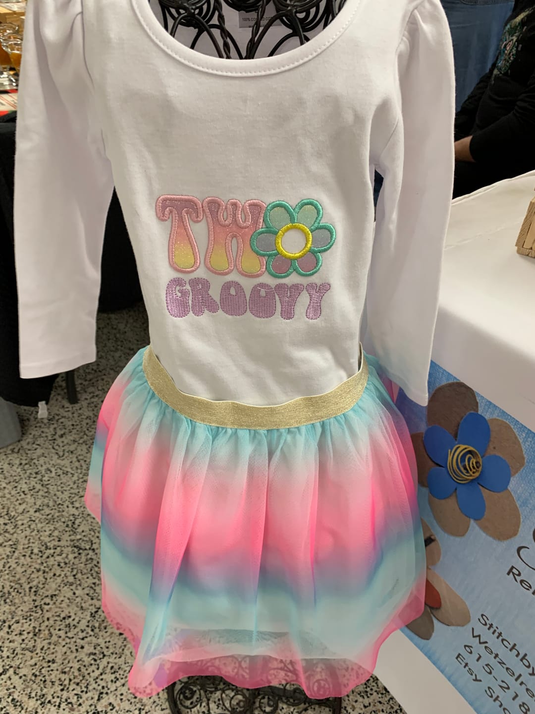 Customer photo review of Girl's Short Sleeve RUFFLE BOTTOM Shirts