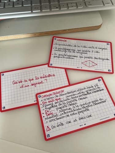 Avis photo d'un client sur Flashcards FLASH 2.0 OXFORD # 80 cartes 7,5 x 12,5 cm - petits carreaux