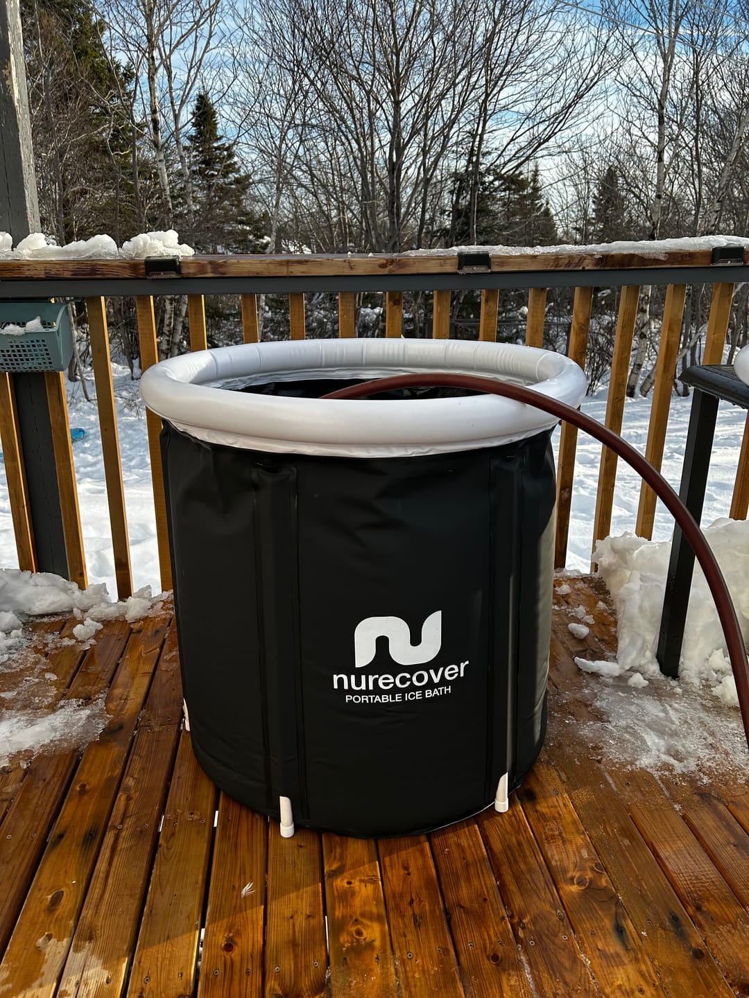 Customer photo review of nurecover Pod - Portable Ice Bath