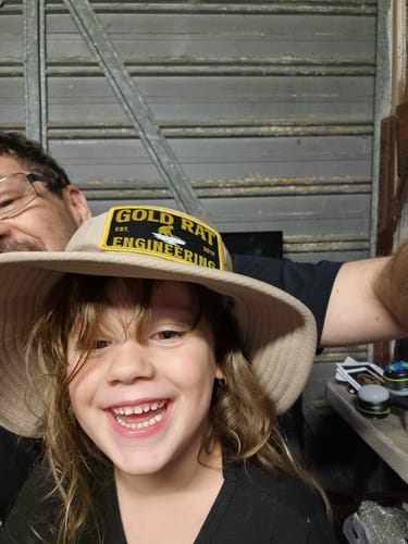 Customer photo review of FLEXFIT® COOL & DRY Bucket Hat | Khaki Gold rat Engineering