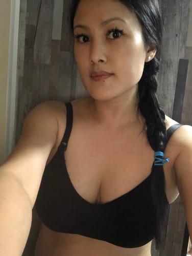 Customer photo review of Lovemère Seamless Nursing Bra