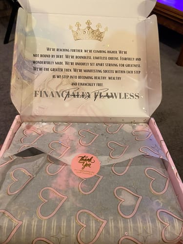 Customer photo review of The Black Financially Flawless Planner