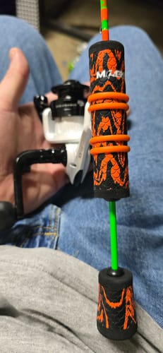 Customer photo review of Custom Carbon Ice Rod