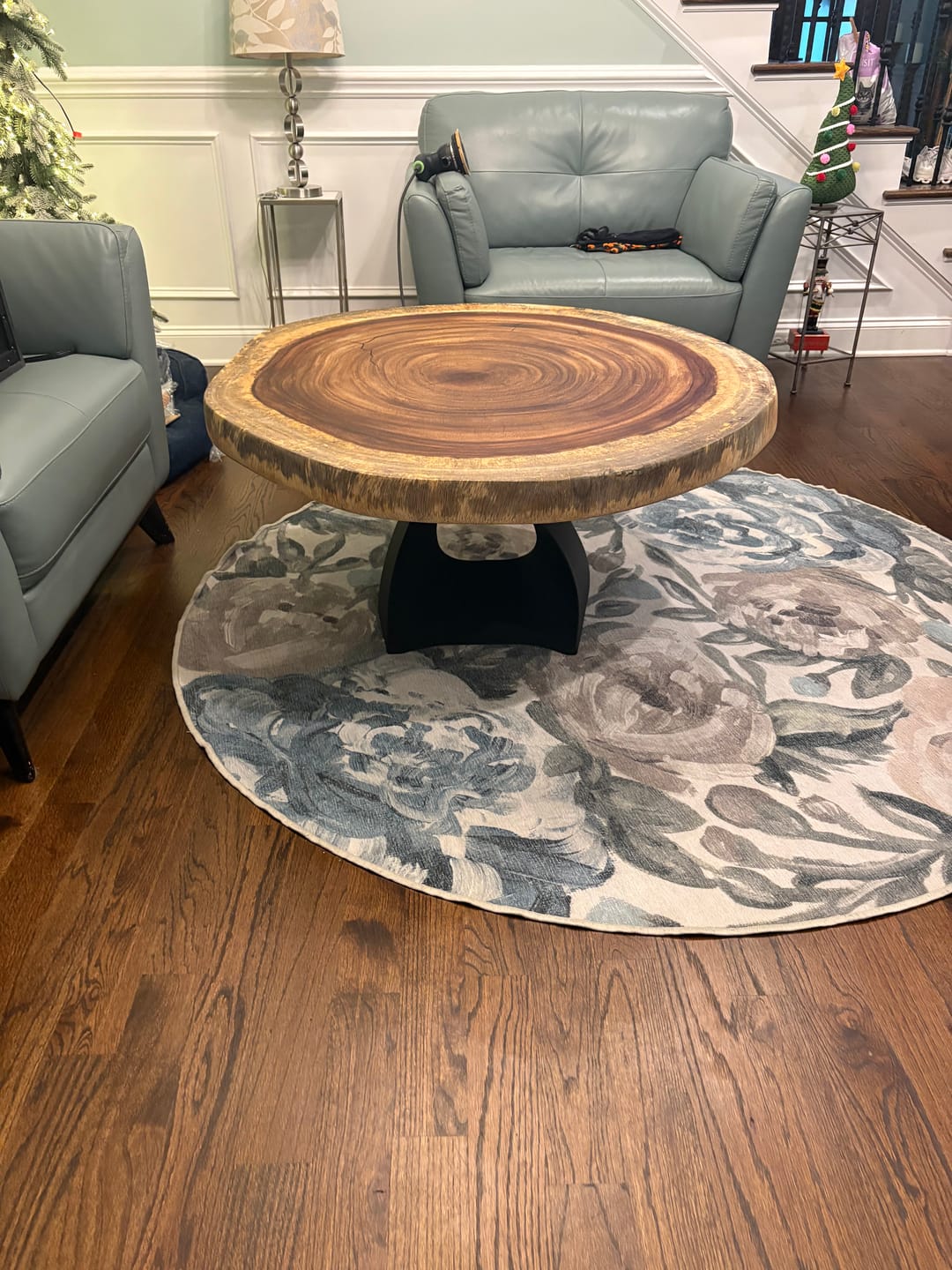 Customer photo review of Coffee Table Base 121B Tulipe 16H Metal Elegant Furniture
