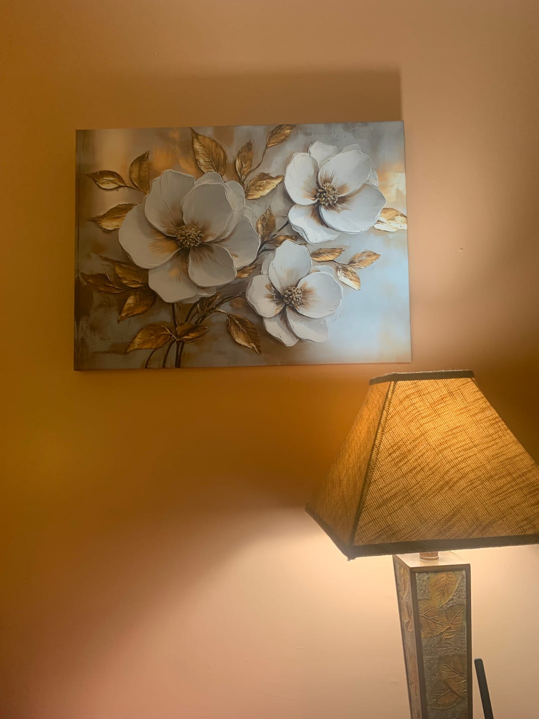 Customer photo review of Family Wall Art: Golden Blooms