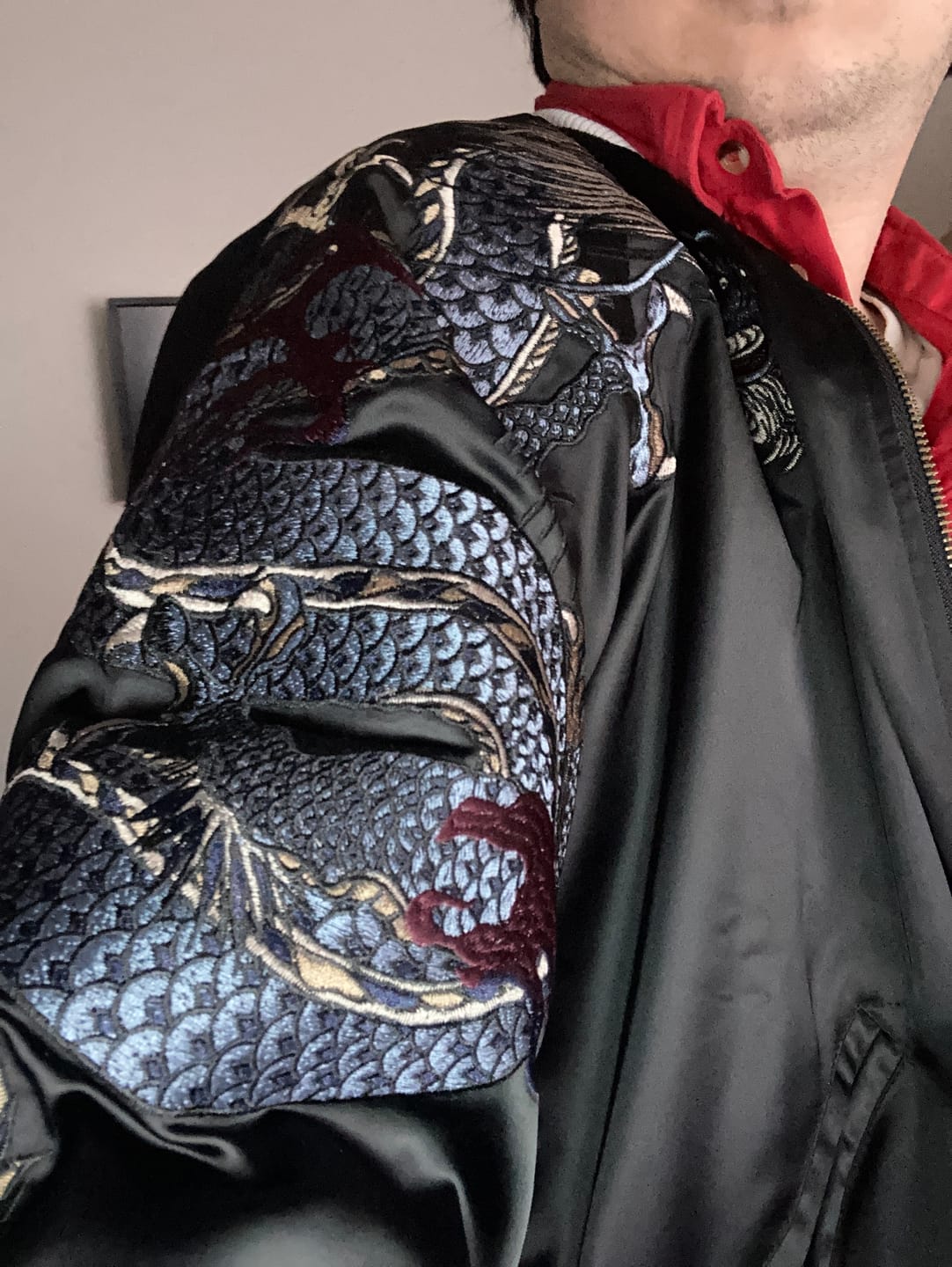 Customer photo review of Four Legendary Creatures Sukajan Souvenir Jacket