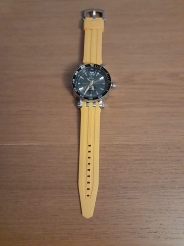 Customer photo review of ENERGIA YELLOW SILICONE STRAP ONLY 26MM - POLISHED BUCKLE
