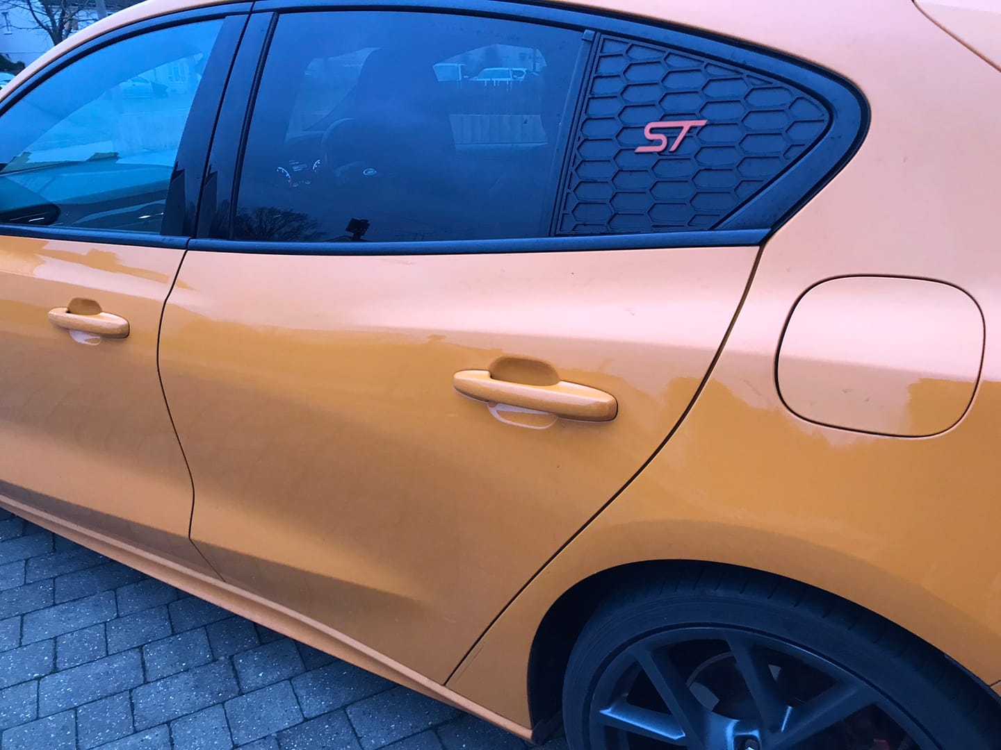 Customer photo review of Mk4/4.5 Focus Rear Quarter Window Inserts (Pair)