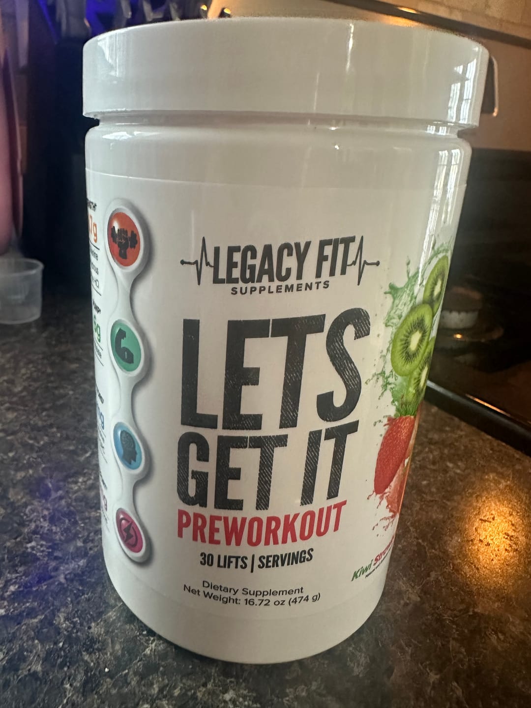 Customer photo review of LET’S GET IT PREWORKOUT