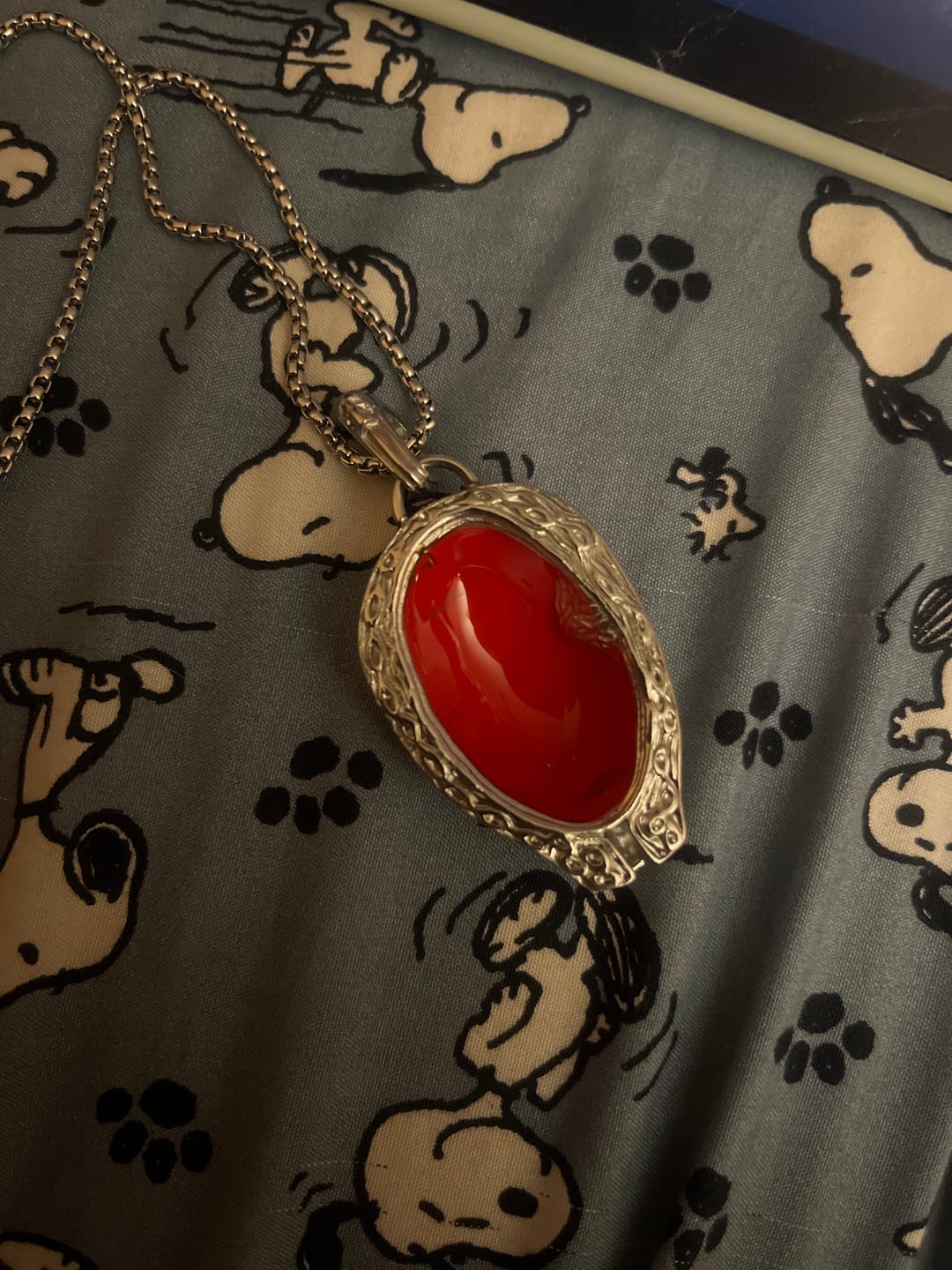 Customer photo review of DEVIL EMBRYO PENDANT