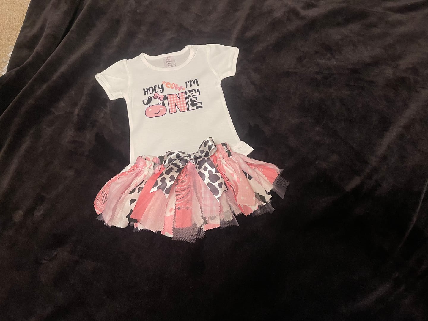Customer photo review of Girl's SUBLIMATION RUFFLE Short Sleeve Shirt