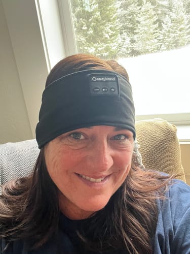 Customer photo review of CozyBand Wireless Headphones