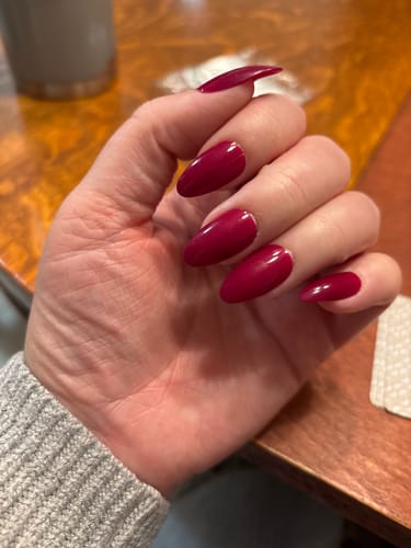 Customer photo review of Brush On Press-On Nail Glue