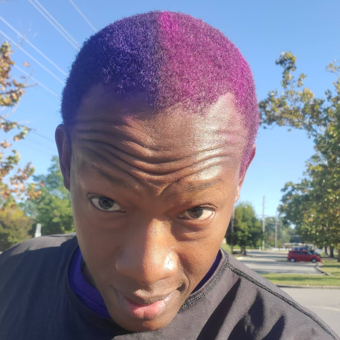 Customer photo review of Fierce Fuchsia - Mysteek Color Pop