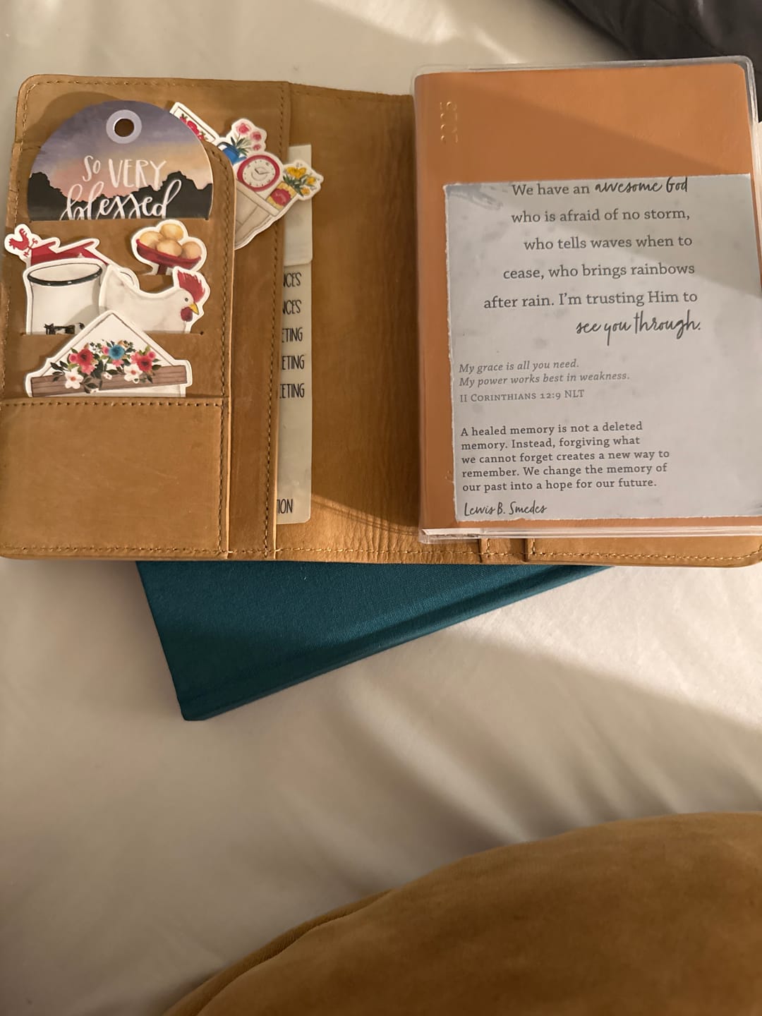 Customer photo review of Vinyl Clear Cover | Weekly Planner | All-in-One | 576