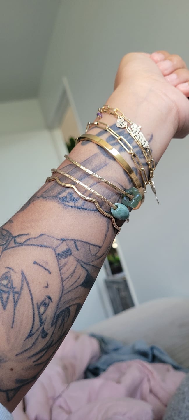 Customer photo review of Classic Flat Bangle