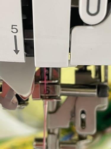 Customer photo review of Thread Guide Assembly, Brother #XE7727201