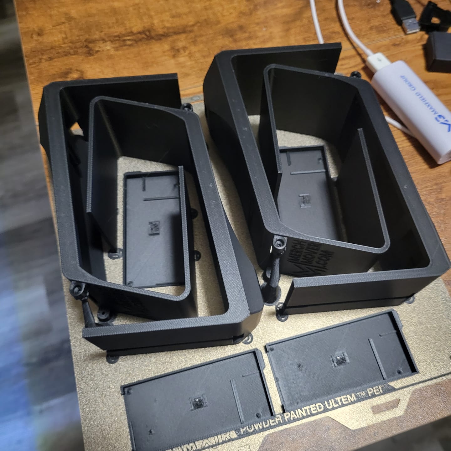Customer photo review of Matte Black PETG Filament 1.75mm 1kg