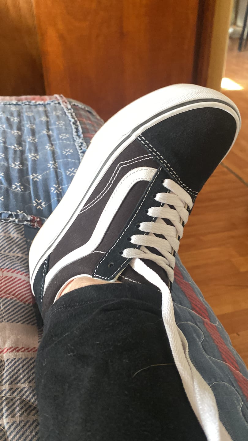 Customer photo review of Zapatilla Vans Old Skool Stackform Mujer Negro